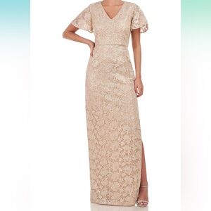 JS Collections Women's Paloma Vneck Column Gown
sz 10